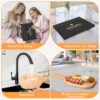 Pickleball Gifts for Women Men - Pickleball Charcuterie Boards with Handle & Box, Large Cheeseboard Wood Kitchen Decorations, 17 Inch