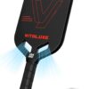 Carbon Fiber Pickleball Paddle, Edgeless T700+3K Textured Carbon Friction Surface，Thermoformed Pickleball Paddle with Aerodynamic Design Used for tournaments, Power & Control & Spin Max