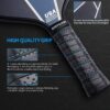 YC DGYCASI Pickleball Paddles Set of 2, USAPA Approved Carbon Fiber Surface Pickleball Set, Lightweight Pickle Ball Rackets 2 Pack, 2 Outdoor Pickleball, 2 Indoor Pickleball, 1 Pickleball Bag