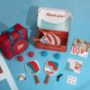 Pickleball Paddles Set of 4 - Family Training Bundle with 2 Kids Size Paddles, Fiberglass Paddles with Dink Board and Carry Bag