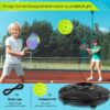 FK Match Buddy Pickleball Trainer with String Sportastic Pickleball Practice Rebounder Accessories Training Aids and Equipment Indoor Hitting Trainer Machine Outdoor