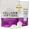 Live Conscious Collagen Peptides Powder - Naturally-Sourced Hydrolyzed Collagen Powder - Hair, Skin, Nail, and Joint Support - Type I & III Grass-Fed Collagen Supplements for Women and Men - 16oz