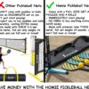 Homie Portable Pickleball Net Set with 4 Paddles, 4 Balls, Backpack Carrying Bag, 22 FT Regulation Size, Easy Setup for Outdoor Indoor, Weather Resistant Metal Frame