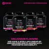 Driven WHEY- Whey Protein Powder: Delicious, Clean Protein Shake- Improve Muscle Recovery with 23 Grams of Protein with Added BCAA and Digestive Enzymes (5lb, Caramel Latte)
