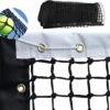 Tennis Net Outdoor Heavy Duty Professional Tennis Court Net Replacement Portable Tennis Net Nylon for Standard Tennis Courts [Includes 2 Fiberglass Dowels]