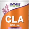 NOW Supplements, CLA (Conjugated Linoleic Acid) 800 mg, 180 Softgels