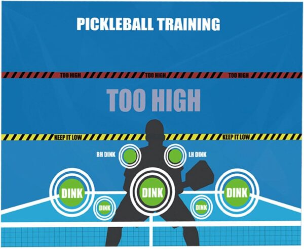 Pickleball Dink Pad, Dink Master Exercise, Rebounder Aids Pad, Pickleball Training Poster Mat, for Pickleball, Dink, Training