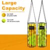 Pickleball Tennis Ball Hopper Set, Pickleball Tennis Ball Basket Holder with 20 Outdoor Pickleball Balls,Perfect Court Equipment for Beginner