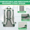 Multi-Use Beach Tennis Bag For Sport Convertible Padel Backpack With Shoe Compartment, Laptop Sleeve,Fence Hook,Ball Sleeve