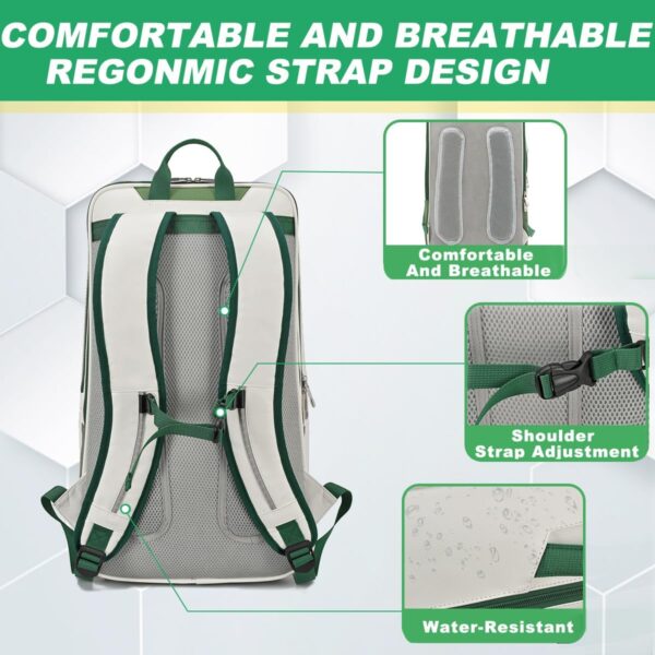 Multi-Use Beach Tennis Bag For Sport Convertible Padel Backpack With Shoe Compartment, Laptop Sleeve,Fence Hook,Ball Sleeve