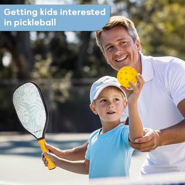 Pickleball Paddles Set of 2, USAPA Approved Pickleball Set with 4 Pickleball Balls, Gifts for Men Women Beginners