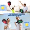 DULCE DOM Pickleball Paddles Set of 2/4 - USAPA Approved, Fiberglass Surface Pickleball Racket with 4 Indoor Outdoor Pickleball Balls and Pickleball Bag, Ideal Training Equipment Gift for Men & Women