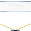 Triumph Sports Multi-Sport Versatile Combo Outdoor Game Net Set Includes Volleyball, Badminton, and Pickleball, Blue (35-7510-2)
