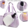 RAINBOW SMILE Crossbody Pickleball Bag with Ice Bag & Ball Bag 3-Piece Sets, Waterproof Pickle Ball Bag Tote Shoulder Bag