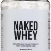 NAKED Whey 2LB 100% Grass Fed Whey Protein Powder - Only 1 Ingredient, Unflavored Whey Protein, Undenatured, Gluten Free, Soy Free, No GMOs, No Preservatives