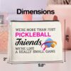Pickleball Friends Gifts: Makeup Bag for Pickleball Players & Lovers - Cosmetic Bag with Zipper