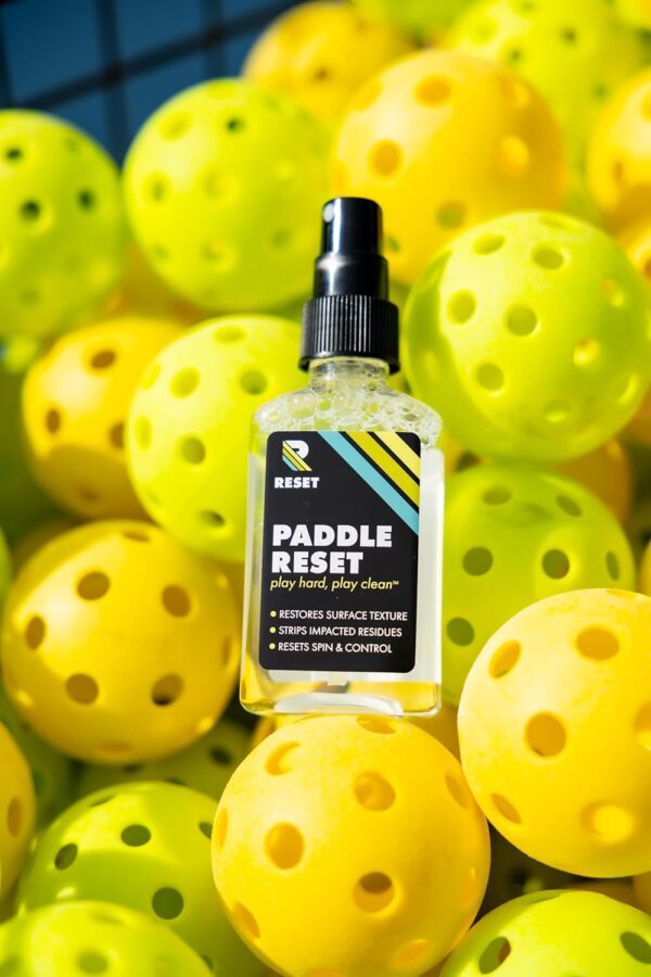 Pickleball Paddle Cleaner and Surface Reset - Strips Impacted Residue and Increases Spin and Control, 4 floz, Transparent