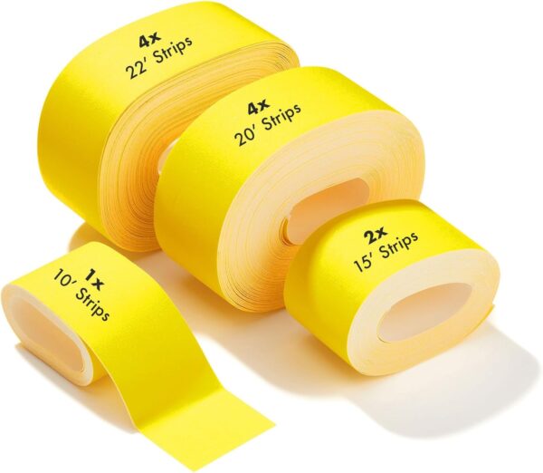 Pickleball Court Marking Kit | Pre-Measured Court Lines for Outdoor/Indoor Portable Pickleball Court | Tape Court Flooring | One Time Use