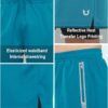 NORTHYARD Men's 2 in 1 Running Shorts Workout Gym Athletic Shorts with Liner Active Training Shorts with Zipper Pockets