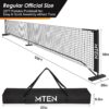 Pickleball Net, Portable Pickleball Net for Driveway, 22 FT USAPA Regulation Size, Steady Metal Frame, with Carrying Bag for Backyards, Driveways, Outdoor Indoor