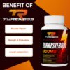 Testosterone Booster, Turkesterone Supplement 1300mg Ultra High Strength (Ajuga Turkestanica Extract Std. to 20% Testosterone), for Athletic Performance & Muscle Mass,120 Capsules