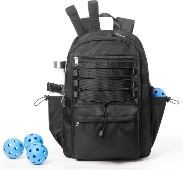 suwasp Pickleball Bag, Pickleball Backpack for Women and Men, Paddle Bag Fits 4 Paddles Accessories