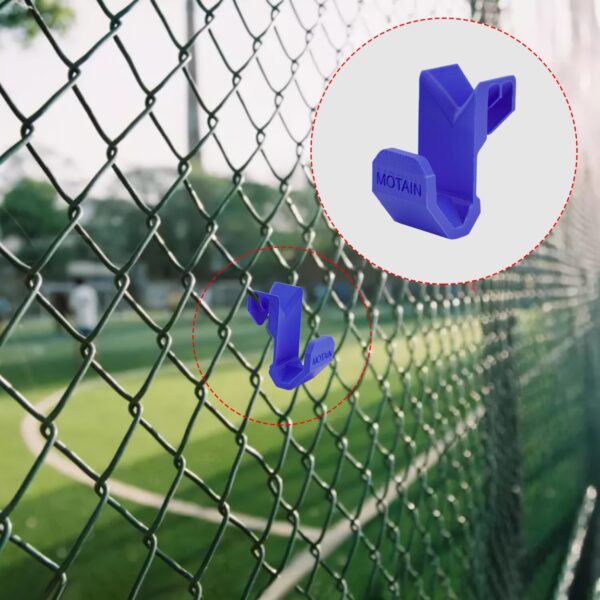Sport Court Fence Hooks for Bottle,Pickleball,Tennis,Baseball and Other Sport Bag,Upgrade and Stronger Fence Hooks