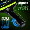 Pickleball Paddle-100% Raw Carbon Fiber Pickleball Racket with 13mm Polypropylene Honeycomb core for Maximum Power and grit Finish for Perfect Spin. USAPA Approved.