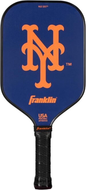 Franklin Sports MLB Team Pickleball Paddles - Official MLB Baseball Team Logo + Colors Pickleball Paddles - Signature Series 13MM Pickleball Paddle with MaxGrit - USA Pickleball (USAPA) Approved