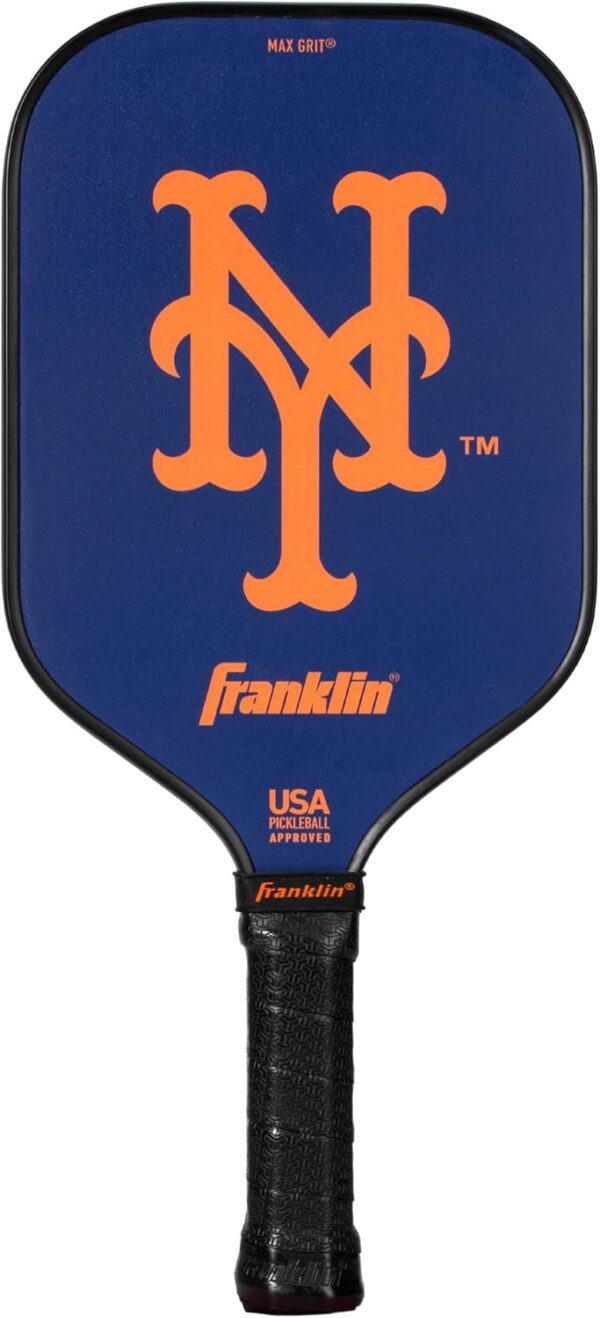Franklin Sports MLB Team Pickleball Paddles - Official MLB Baseball Team Logo + Colors Pickleball Paddles - Signature Series 13MM Pickleball Paddle with MaxGrit - USA Pickleball (USAPA) Approved
