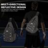 G4Free Pickleball Bag, Crossbody Sling Bag for Men Women, Pickleball Backpack, Pickle Ball Paddle Bag Gifts for Sports
