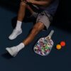 Achiou Pickleball Paddles Set of 2 - High-Performance Fiberglass Surface, Lightweight Rackets with Bag, Sports Facility for Men and Women, Includes 2 Outdoor and 2 Indoor Pickleball Ball