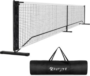 Portable Pickleball Nets Portable with Court Marking Kit, 22 FT USAPA Regulation Size for Full Court System Outdoors Driveway Matches, Easy Setup to Experience Pickleball Game Anywhere