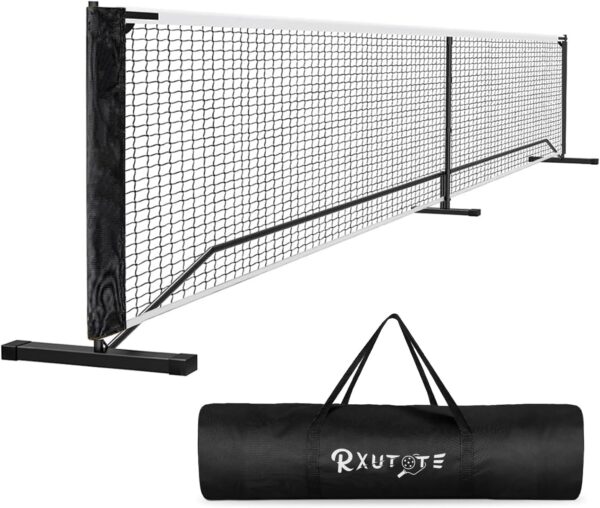 Portable Pickleball Nets Portable with Court Marking Kit, 22 FT USAPA Regulation Size for Full Court System Outdoors Driveway Matches, Easy Setup to Experience Pickleball Game Anywhere