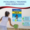Augment Pickleball Rebounder - Ultimate Pickleball Training Aid for Pickleball Practice - Improve Your Dinks and Reflexes at The Net