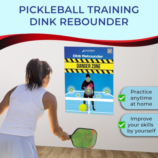 Augment Pickleball Rebounder - Ultimate Pickleball Training Aid for Pickleball Practice - Improve Your Dinks and Reflexes at The Net