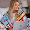 Pickleball Gifts for Girls, Pickleball Blanket for Women Unique, Pickleballs Accessories for Women, Pickleballs Lovers/Players Blanket 50" X 60"