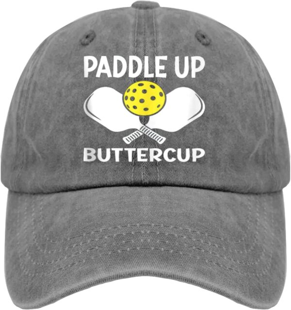 Paddled-up Butterrcup Hat for Women Fashion Pickleball Lover Hats Womens Cycling Caps Fashionable Unique Gifts for
