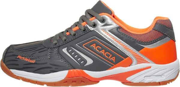 ACACIA HYPERSHOT Pickleball Shoes Grey/Orange, 8