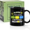 CABTNCA Pickleball Gifts: Mug for Men, Improves Memory - Funny Gift, Accessory Ornament, 11 Oz
