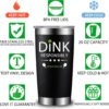 Pickleball Gifts for Men Women - Gifts for Pickleball Lovers - Valentine's Day, Christmas, Birthday Gifts for Pickleball Player - Tears of My Pickleball Opponents - Dink Responsibly Tumbler