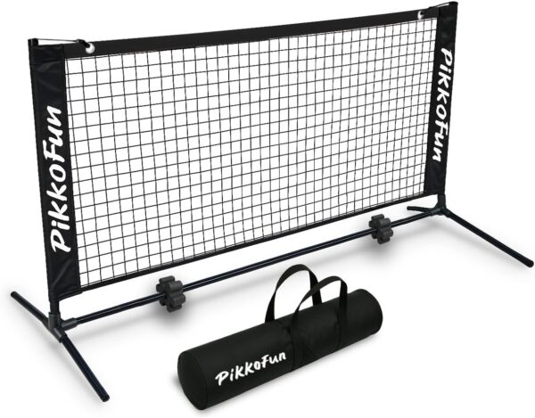 Mini Pickleball Net 5 ft - Pickleball Dink Net for Training for Indoor and Outdoor, Regulation Height 3 ft., Quick Set Up Design, Lightweight and Durable