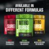 Jacked Factory NITROSURGE Pre Workout Supplement - Energy Booster, Instant Strength Gains, Clear Focus & Intense Pumps - NO Booster & Powerful Preworkout Energy Powder - 30 Servings, Blue Raspberry