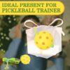 Pickleball Trainer, Pickleball Rebounder for Pickleball Training and Practice, Enhance Reaction Time & Hand-Eye Coordination, Easy Installation