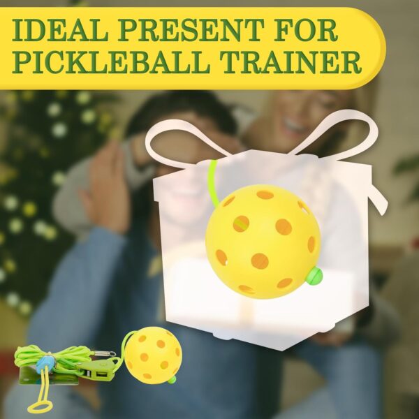 Pickleball Trainer, Pickleball Rebounder for Pickleball Training and Practice, Enhance Reaction Time & Hand-Eye Coordination, Easy Installation