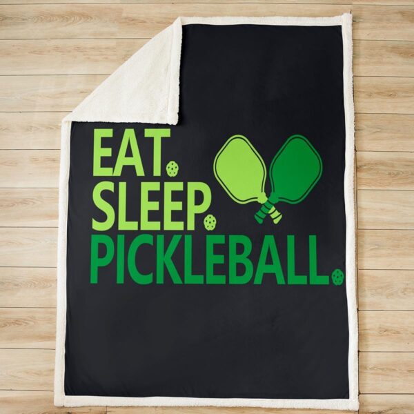 Pickleball Sherpa Throw Blanket Twin 60"x80" Kids Pickleball Gifts Fleece Throw Blanket for Gifts for Pickleball Lovers Boys Girls Teens Fuzzy Plush Blanket Pickleball Accessories Flannal Blanket