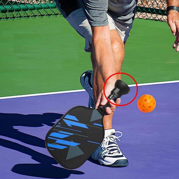 2-Pack Pickleball Balls Pickers, Pickle Balls Retrievers, Suitable for All Standard Pickleball Paddles Handle Grip (No Any Ball Included)