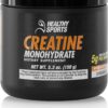Real Fitness Creatine Monohydrate Unflavored Powder, 5.3 oz - Muscle Growth & Strength Supplement