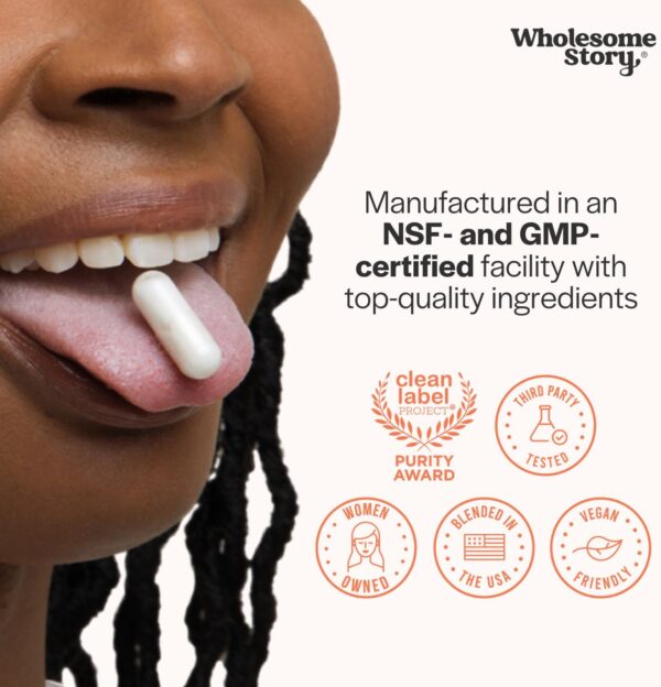 Wholesome Story Myo-Inositol & D-Chiro Inositol Supplement for Women | Fertility Supplements for Hormonal Balance & Ovarian Health Support | Myoinositol | Ideal 40:1 Ratio | 30 Servings