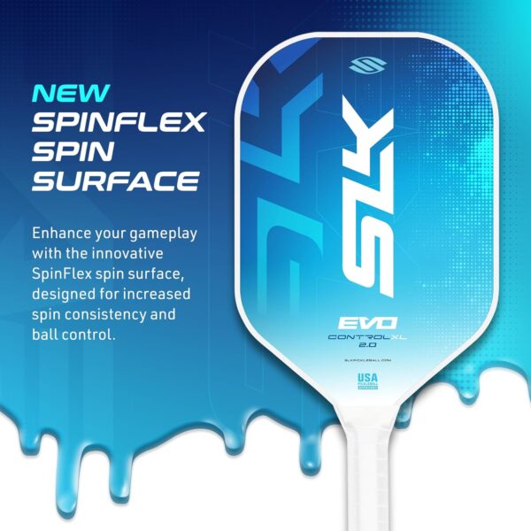 Selkirk Sport SLK Evo Pickleball Paddle | Evo Power | Evo Control | Evo Hybrid | Fiberglass Pickleball Racket | Carbon Fiber Pickleball Paddle with SpinFlex Surface